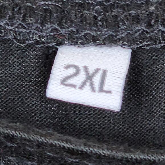 XXL Black Stretchy Casual Comfy Dress - Picture 5 of 7